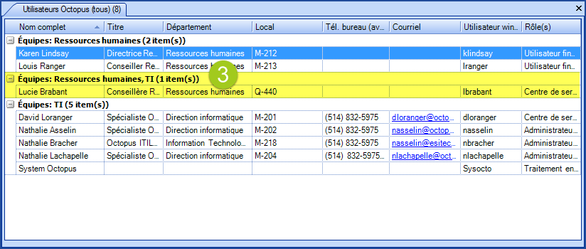 Gestion des utilisateurs | Doc - Octopus